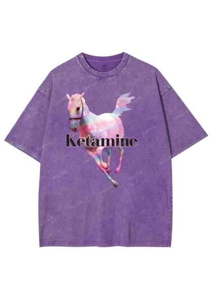 Pink Horse Y2K Washed Tee Chicshe