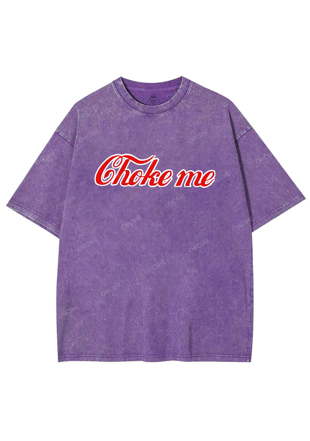 Choke Me Y2K Washed Tee Chicshe