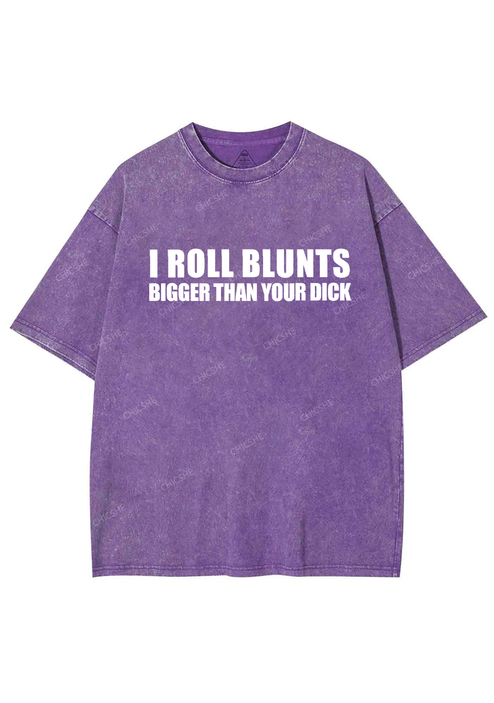 I Roll Blunts Y2K Washed Tee Chicshe
