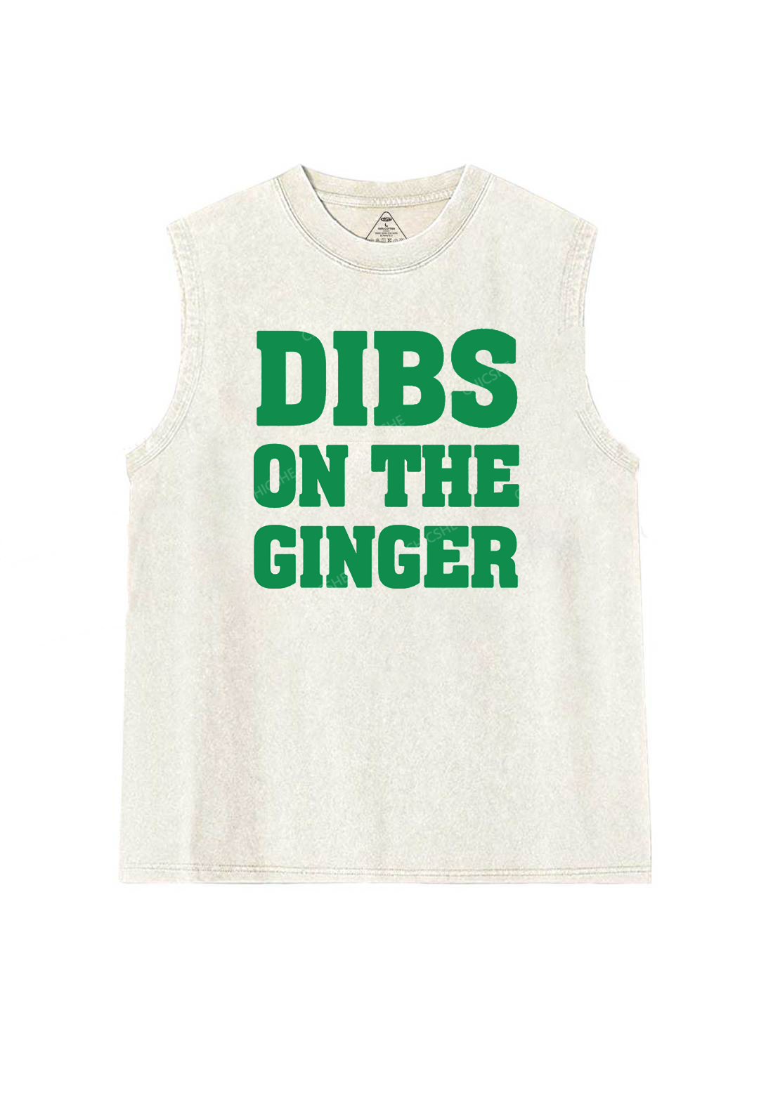 Dibs On The Ginger St Patricks Y2K Washed Tank Chicshe