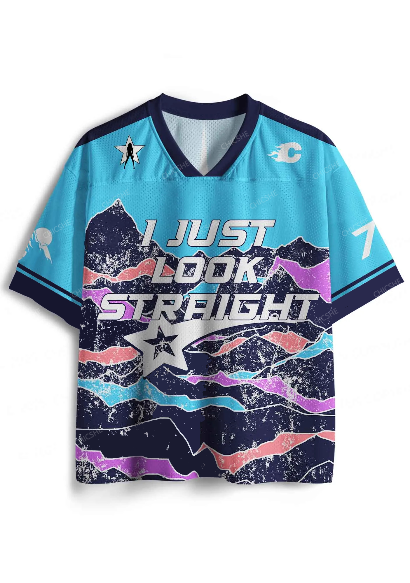 Custom I Just Look Straight Pride Y2K Sport Jersey Shirts Cherrykitten