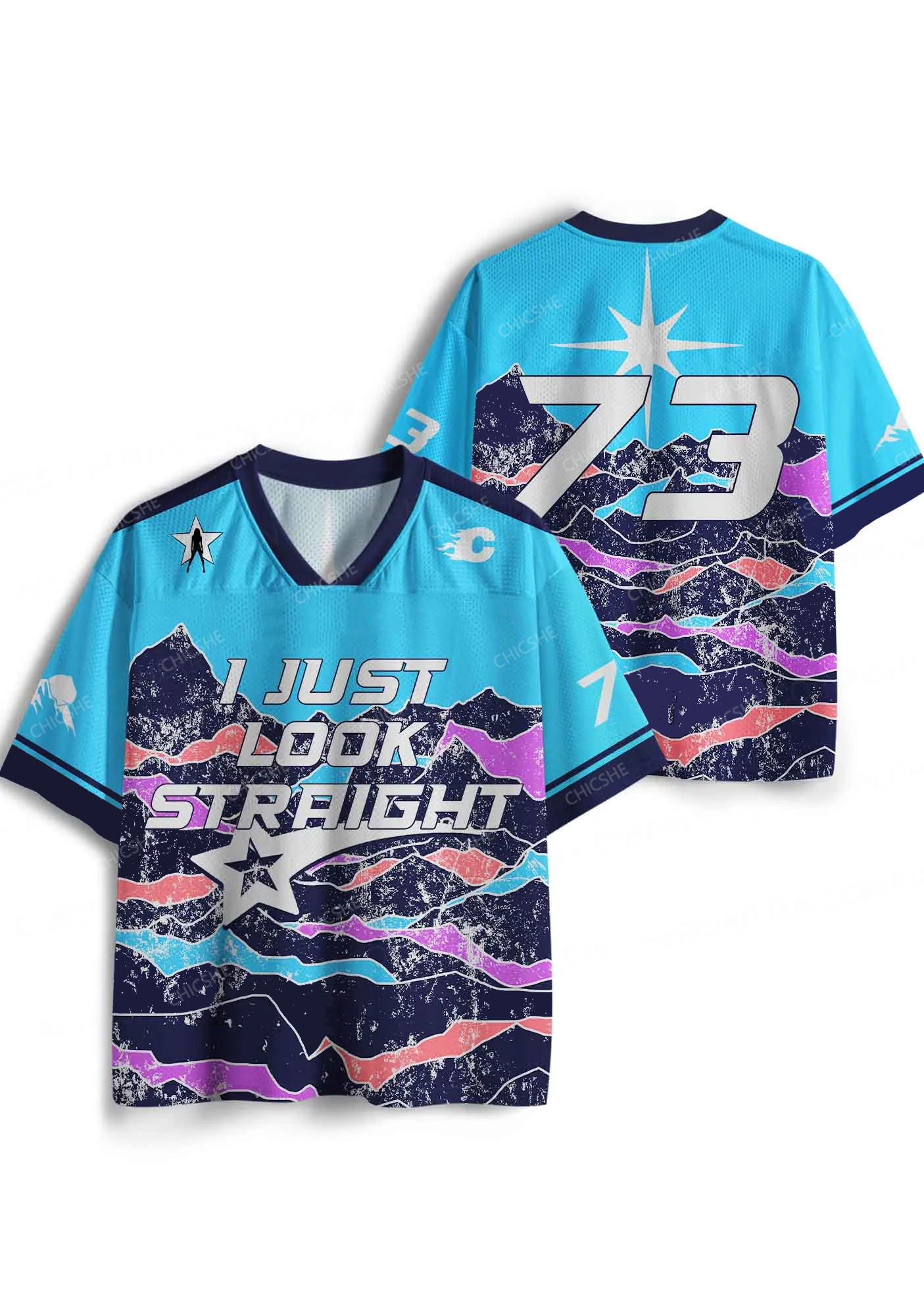 Custom I Just Look Straight Pride Y2K Sport Jersey Shirts Chicshe