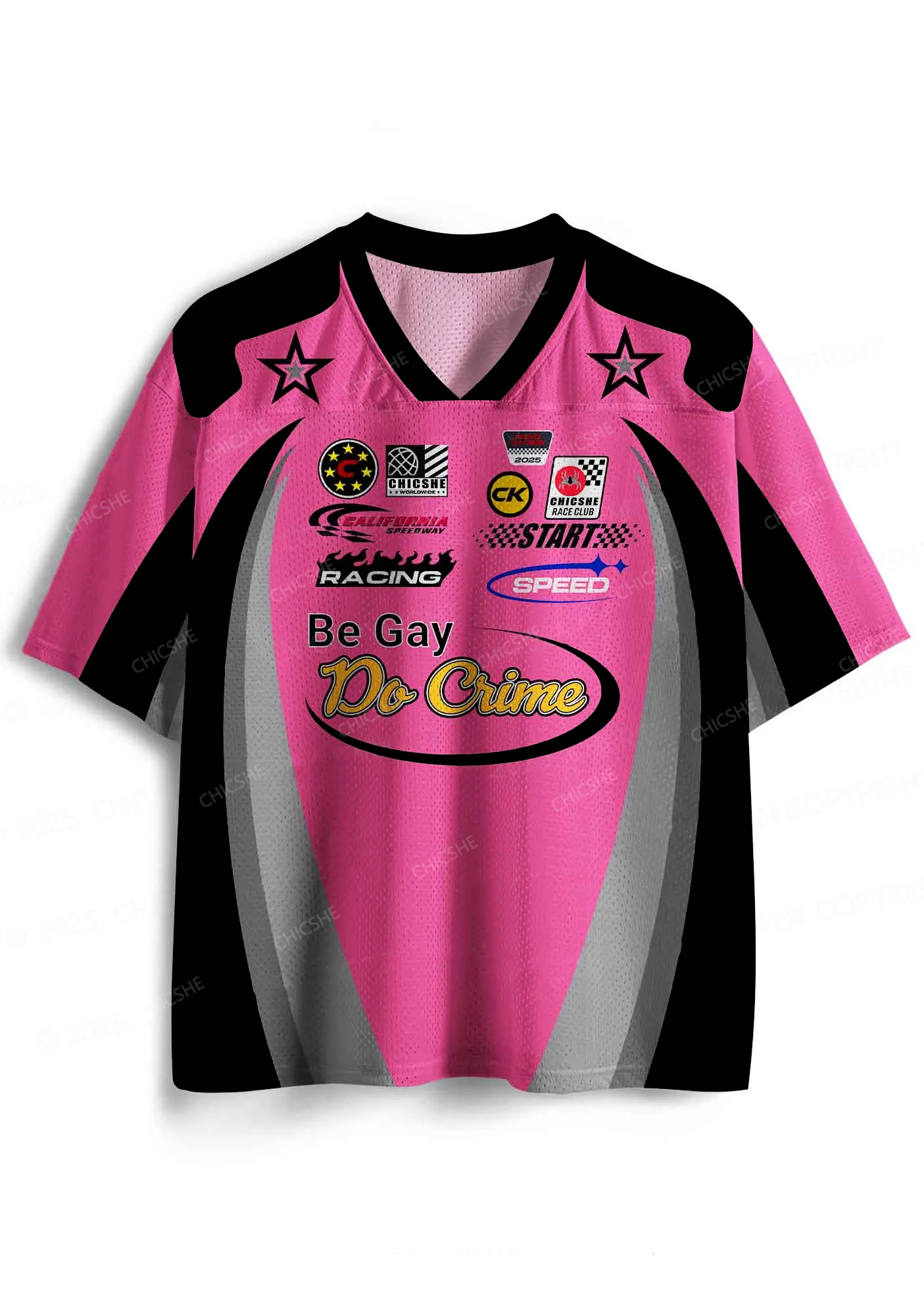 Custom Be Gay Do Crime Pride Y2K Sport Jersey Shirts Chicshe