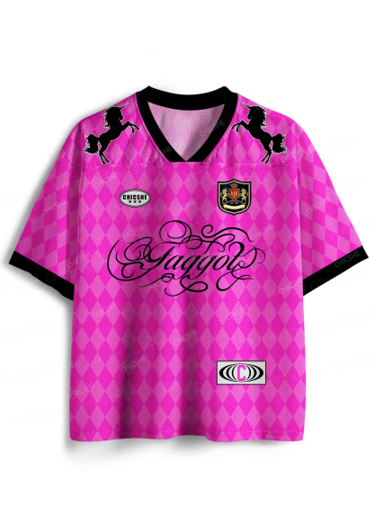 Custom Faggot Pink Plaid Pride Y2K Sport Jersey Shirts Chicshe
