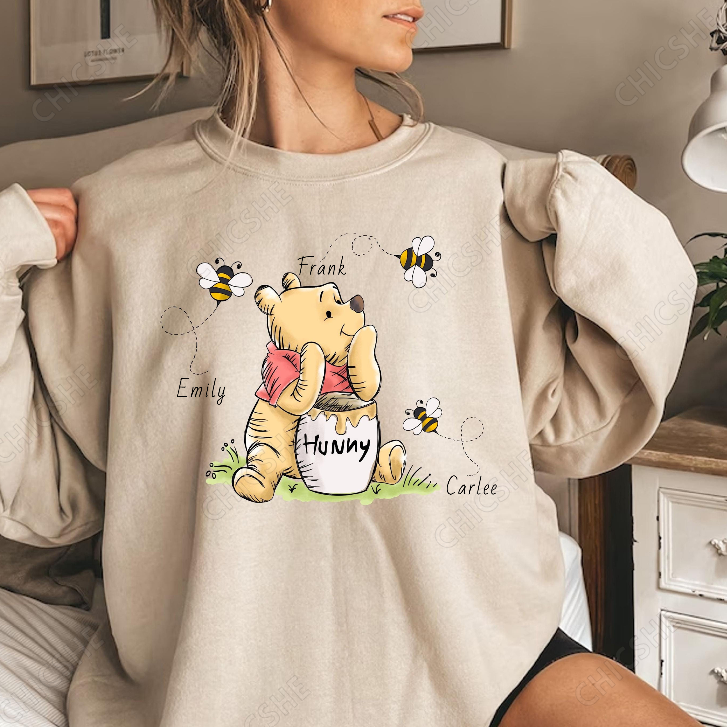 Custom Mama Bear Print T-Shirt