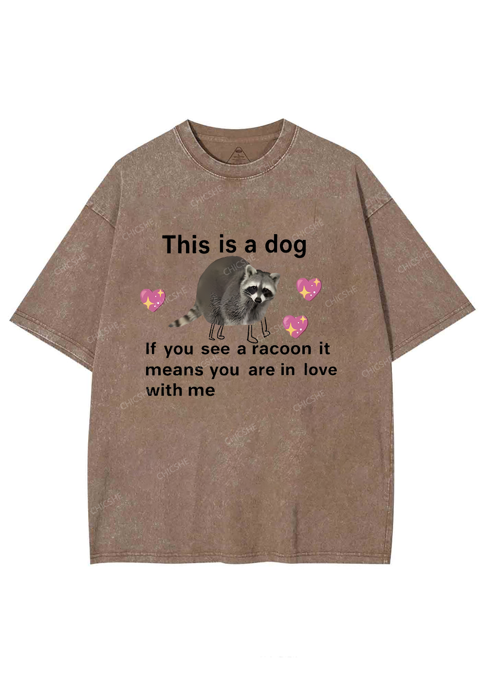 You Are In Love With Me Y2K Washed Tee Cherrykitten