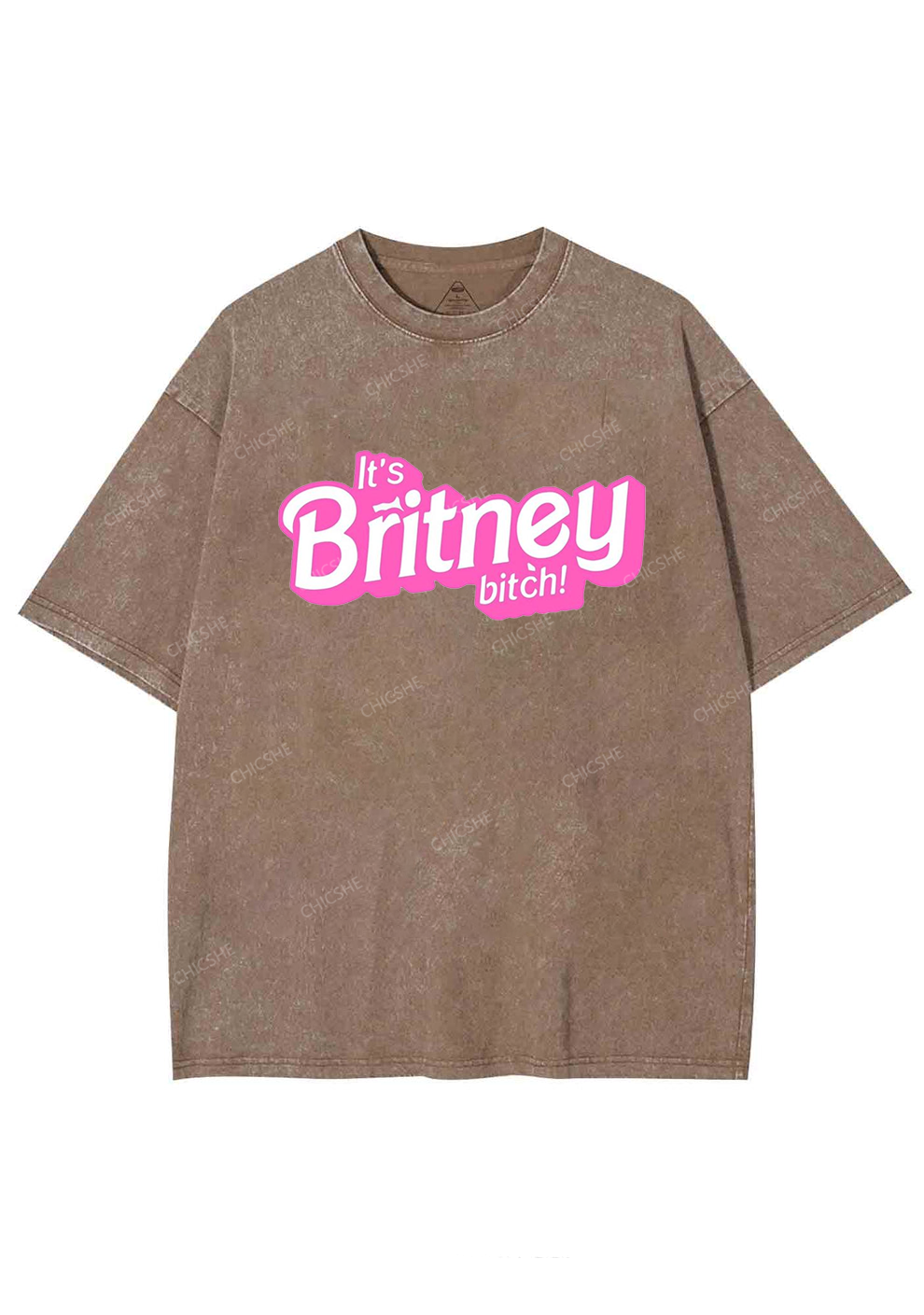 It's Britney Bixch Y2K Washed Tee Chicshe