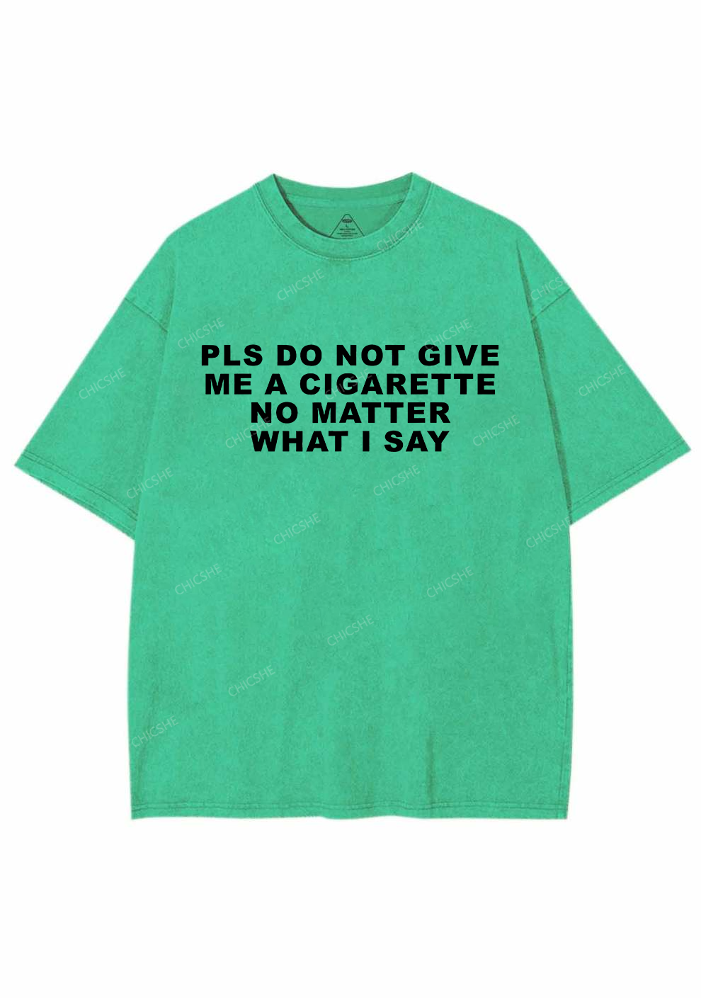 Don't Give Me Cigarette Y2K Washed Tee Cherrykitten