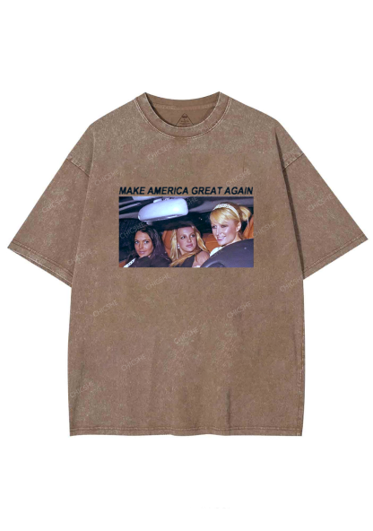 Make America Great Again Y2K Washed Tee Chicshe
