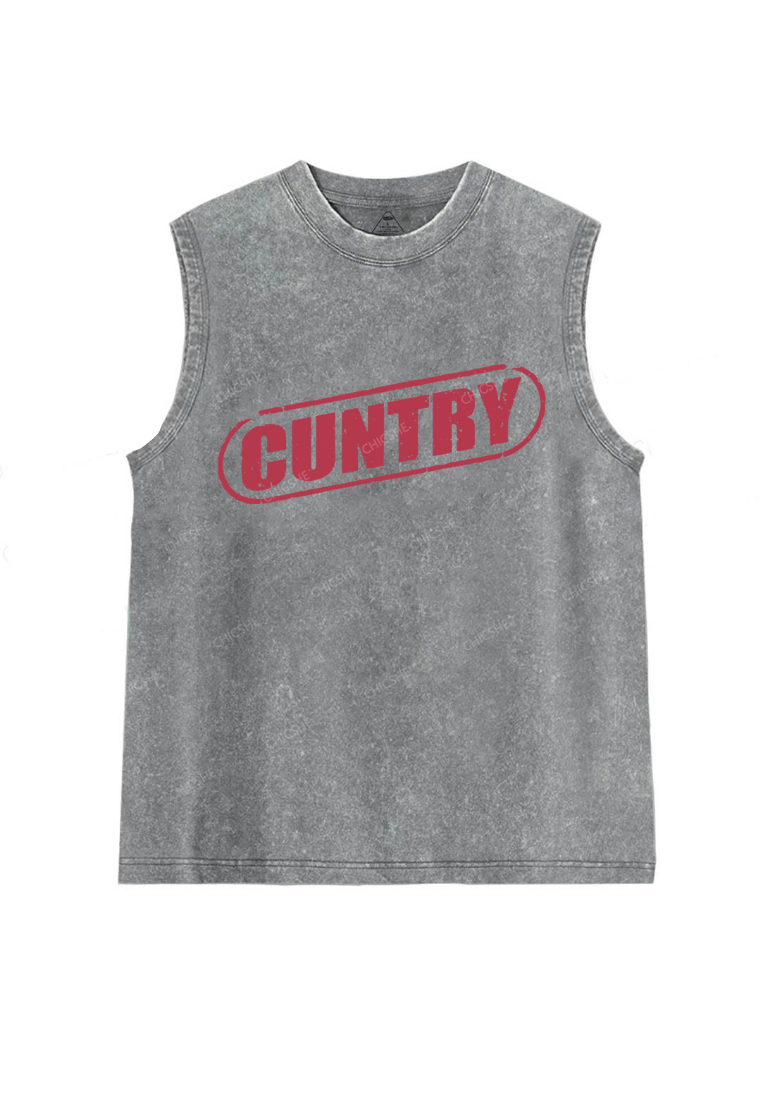 Cuntry Y2K Washed Tank Chicshe