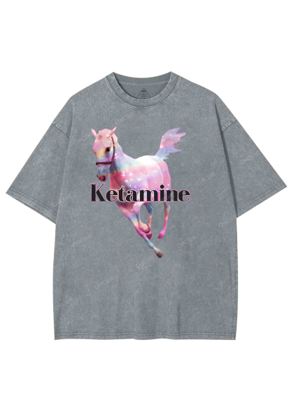 Pink Horse Y2K Washed Tee Chicshe