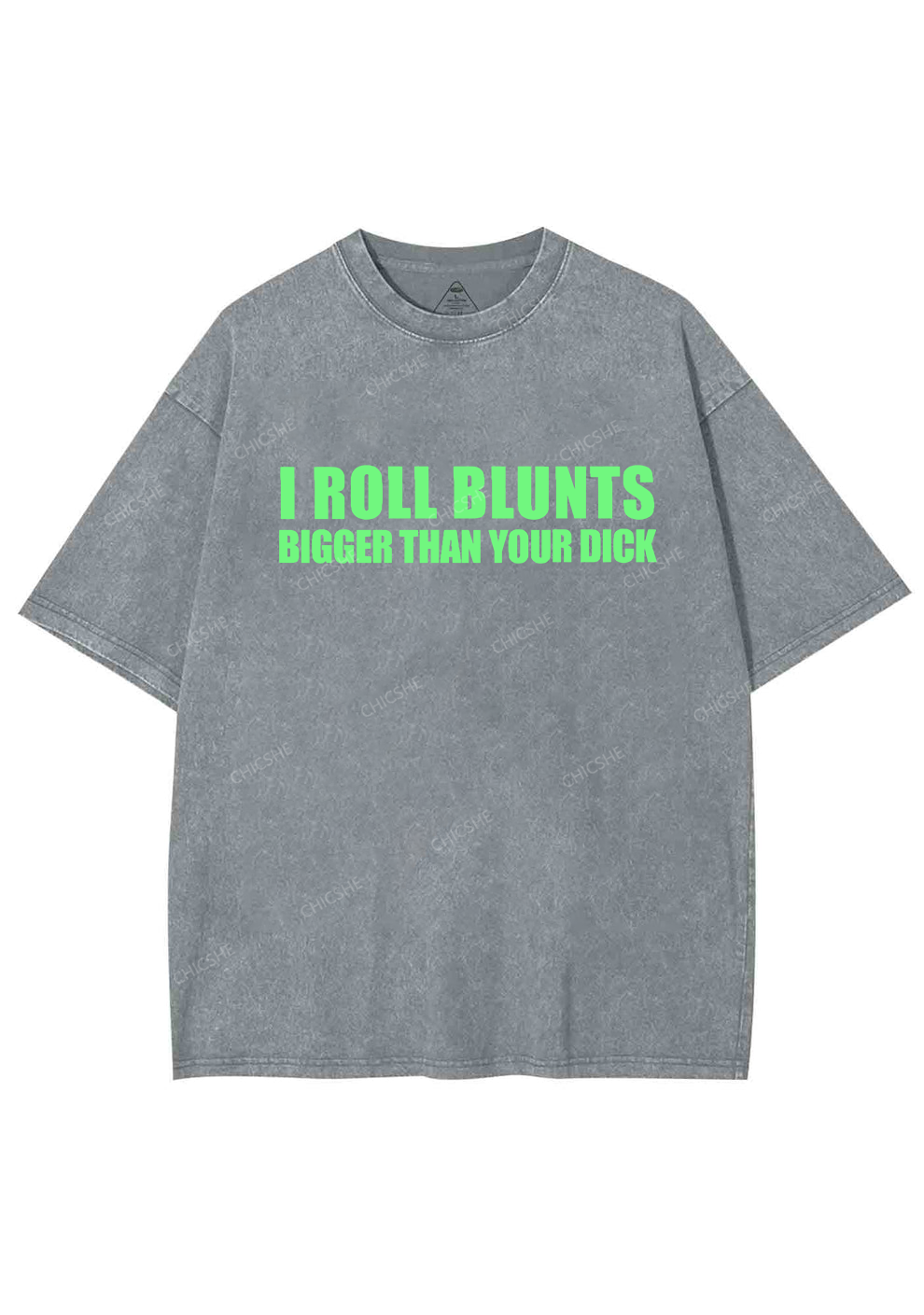 I Roll Blunts Y2K Washed Tee Chicshe