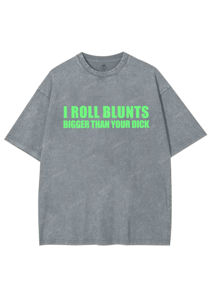 I Roll Blunts Y2K Washed Tee Chicshe