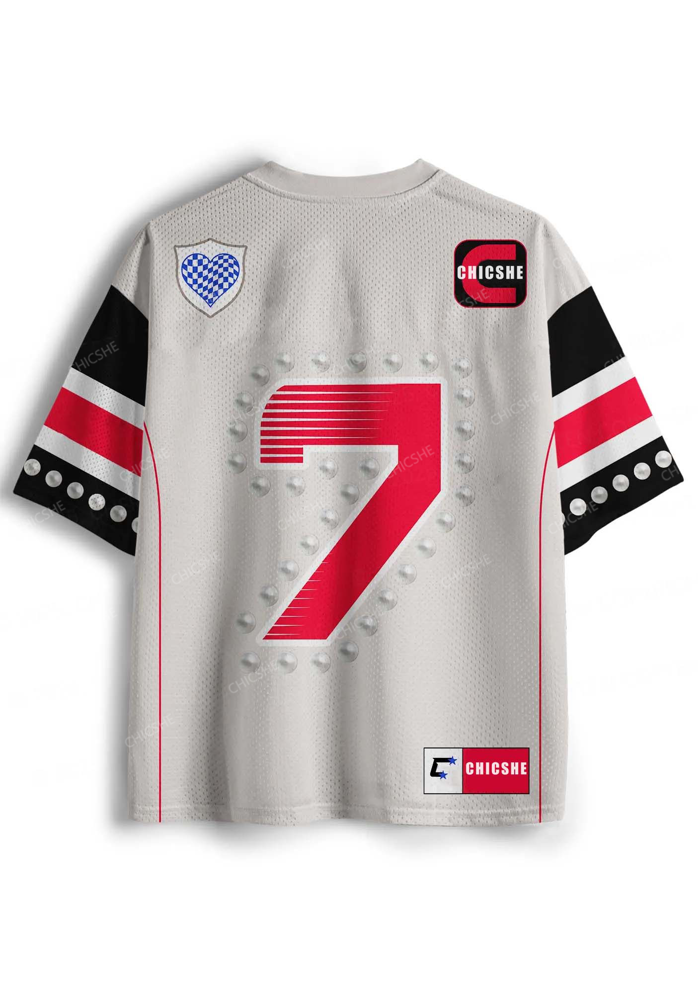 Femmes Top Me Pride Y2K Sport Jersey Shirts Chicshe