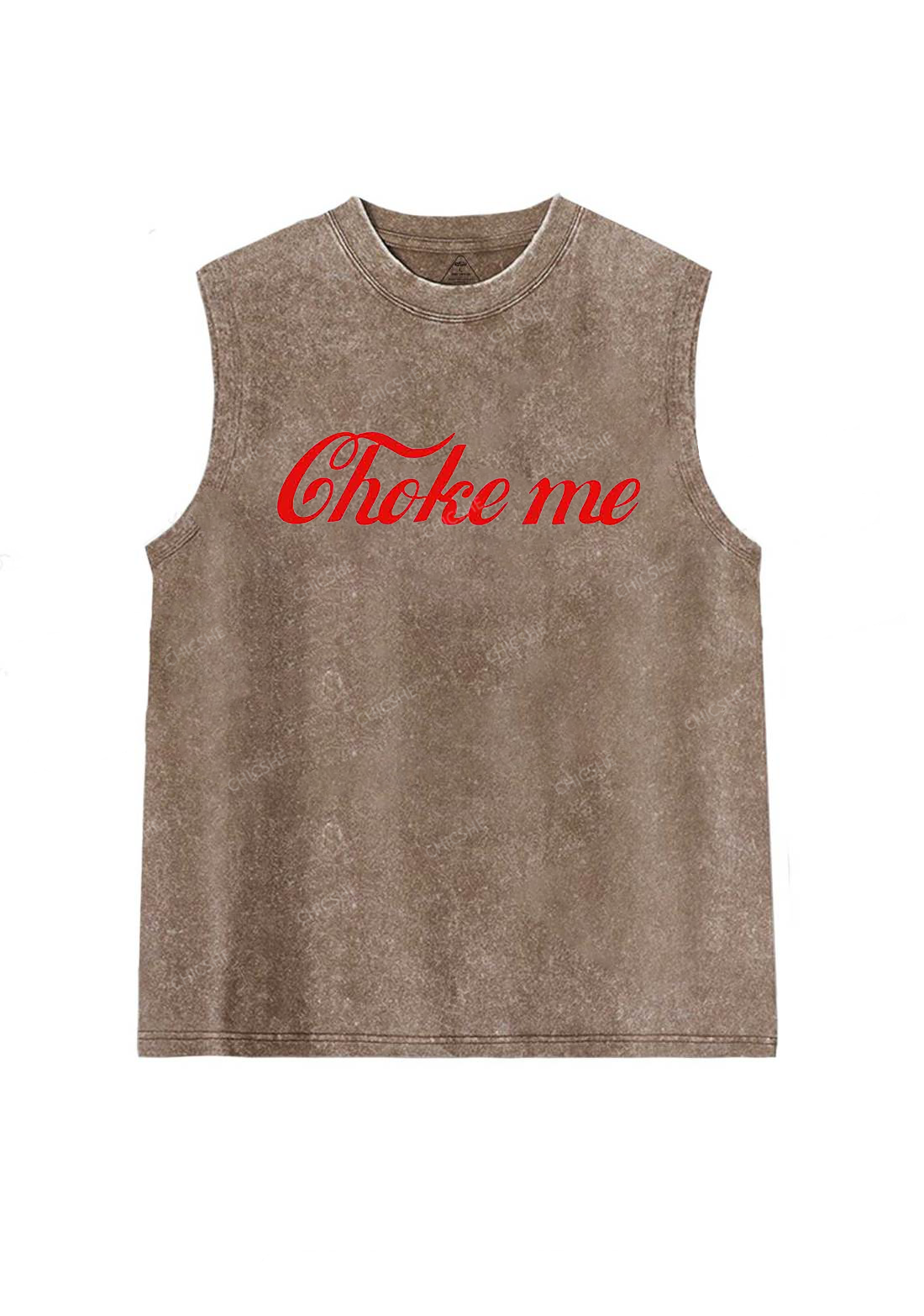 Choke Me Y2K Washed Tank Chicshe