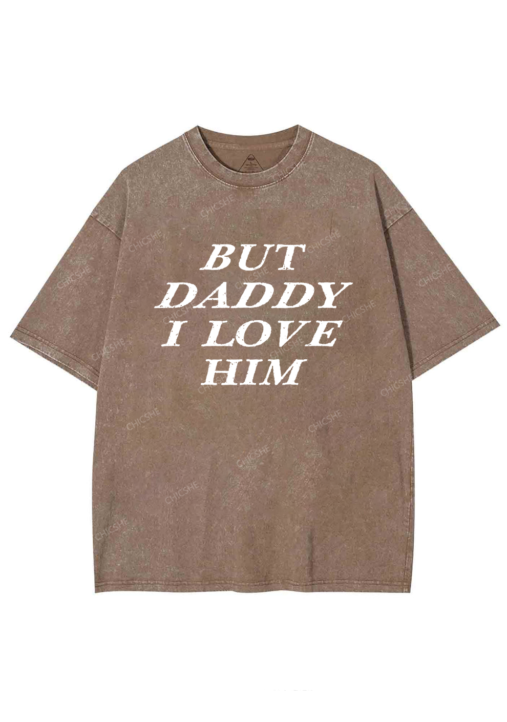 But Daddy I Love Him Y2K Washed Tee Chicshe