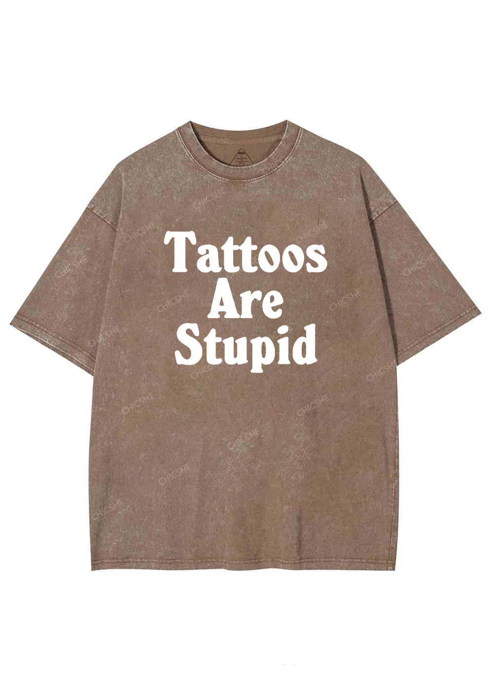 Tattoos Are Stupid Y2K Washed Tee Cherrykitten