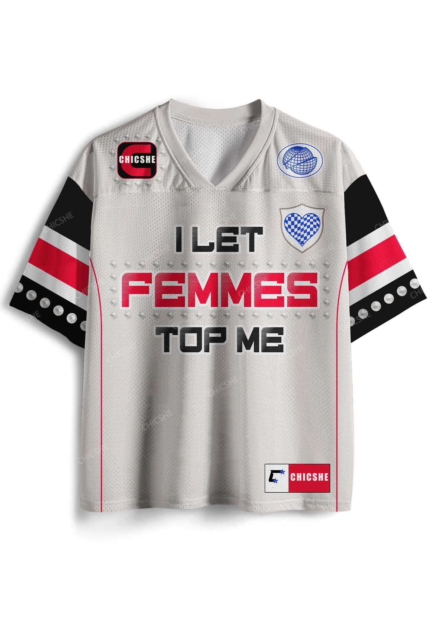 Femmes Top Me Pride Y2K Sport Jersey Shirts Cherrykitten