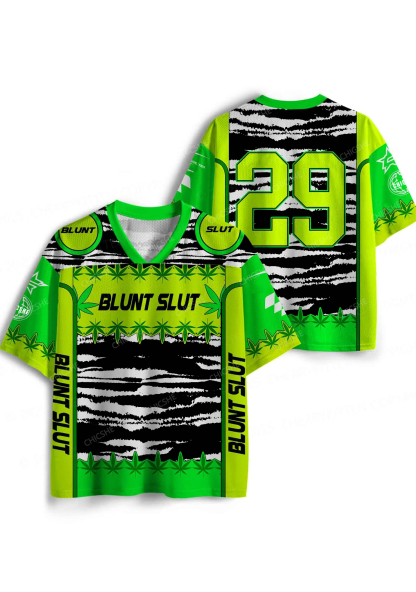 Custom Green Blunt Slxt Y2K Sport Jersey Shirts Chicshe