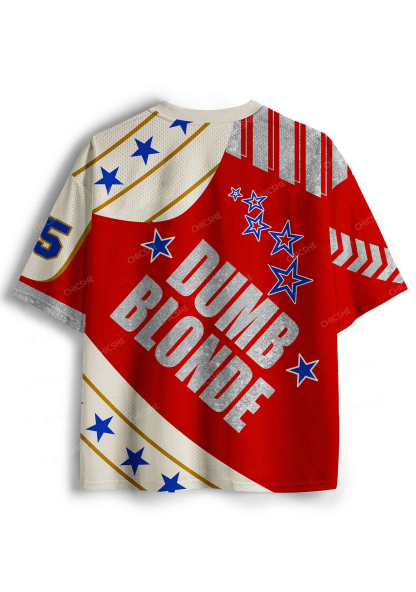 Custom Dumb Blonde Y2K Sport Jersey Shirts Chicshe