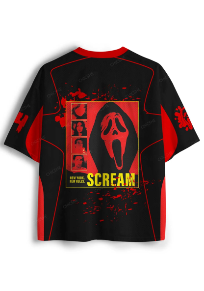 Halloween Custom Horror Ghost Y2K Sport Jersey Shirts Chicshe