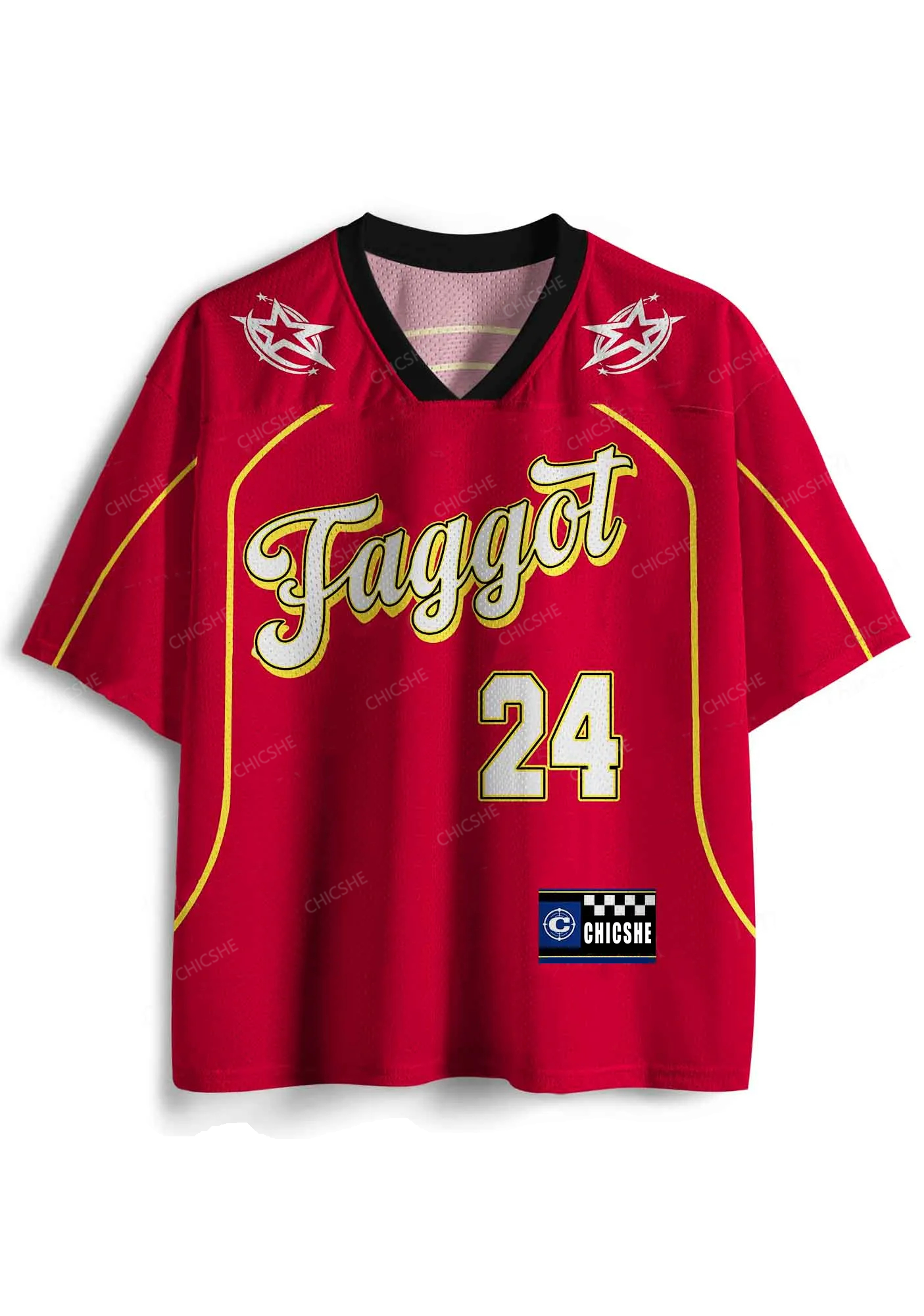 Custom Star Faggot Pride Y2K Sport Jersey Shirts Cherrykitten