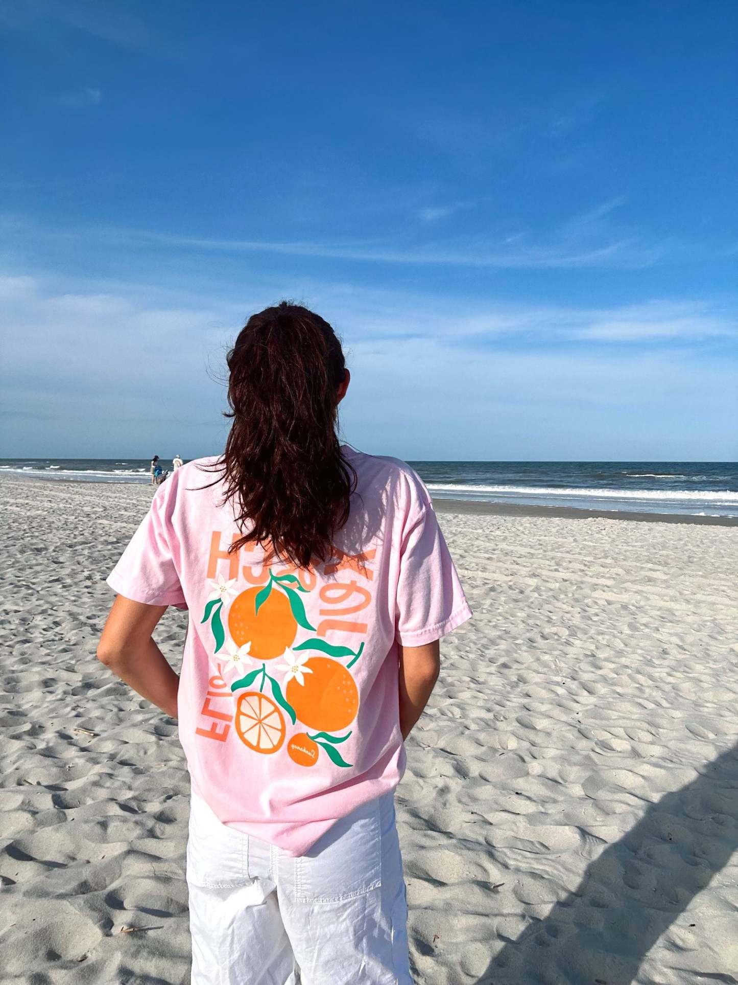 Florida Orange Tshirt- Pink