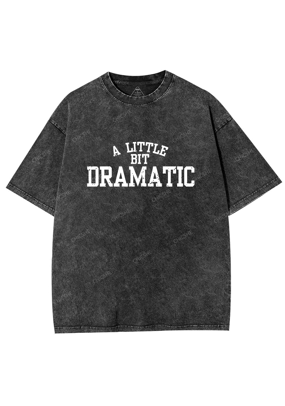 A Little Bit Dramatic Y2K Washed Tee Chicshe