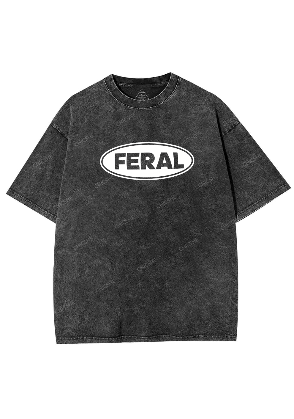 Feral Y2K Shirts Washed Tee Chicshe