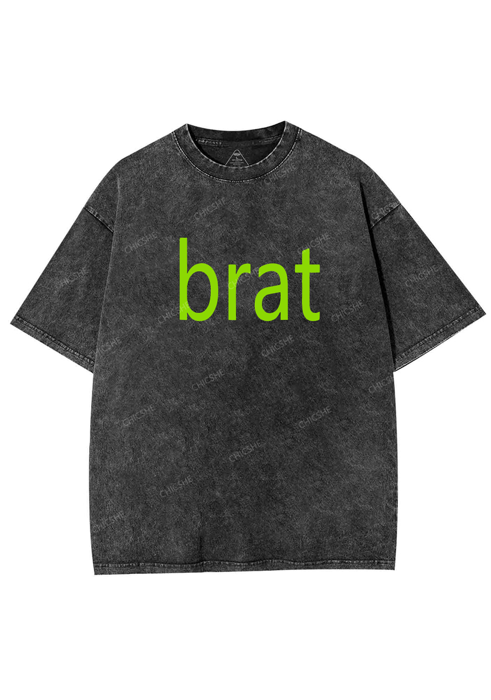 Green Brat Y2K Washed Tee Chicshe