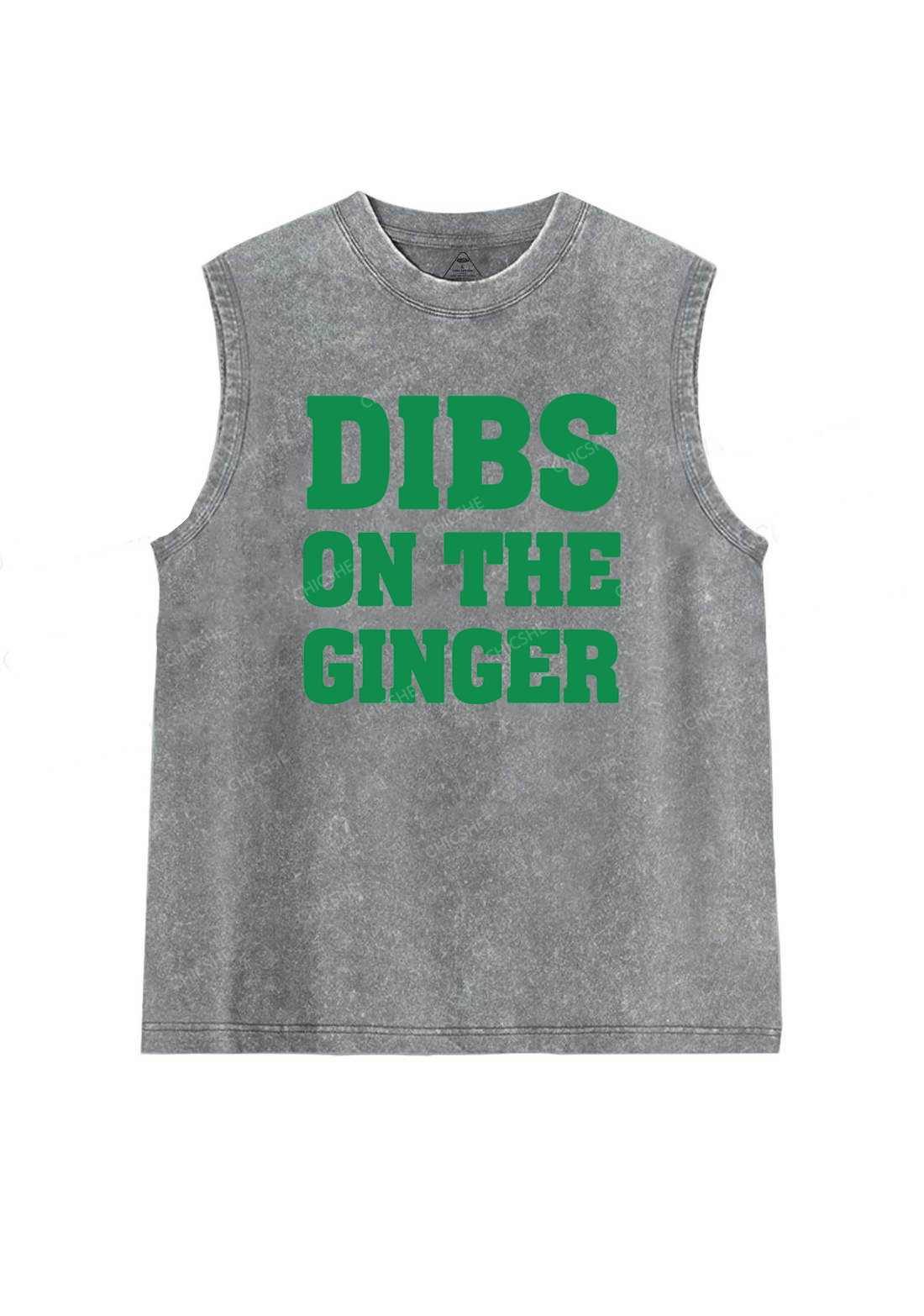 Dibs On The Ginger St Patricks Y2K Washed Tank Chicshe