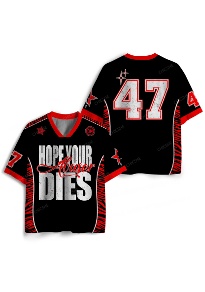 Custom Abuser Dies Y2K Sport Jersey Shirts Chicshe