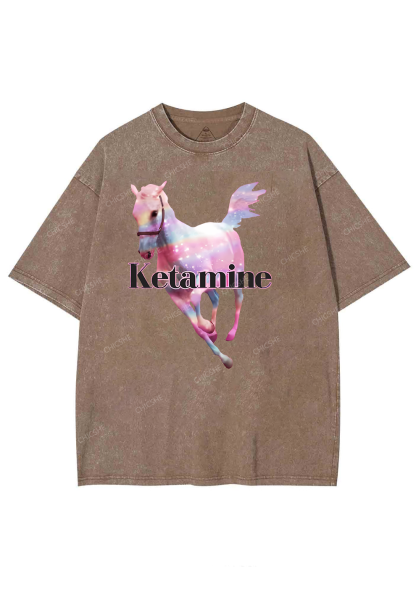 Pink Horse Y2K Washed Tee Chicshe