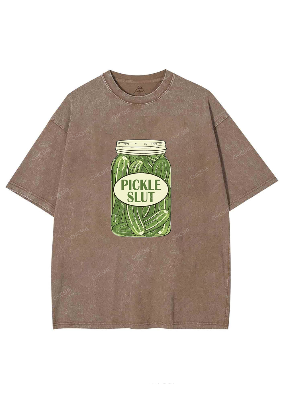 Pickle Slxt Y2K Washed Tee Chicshe