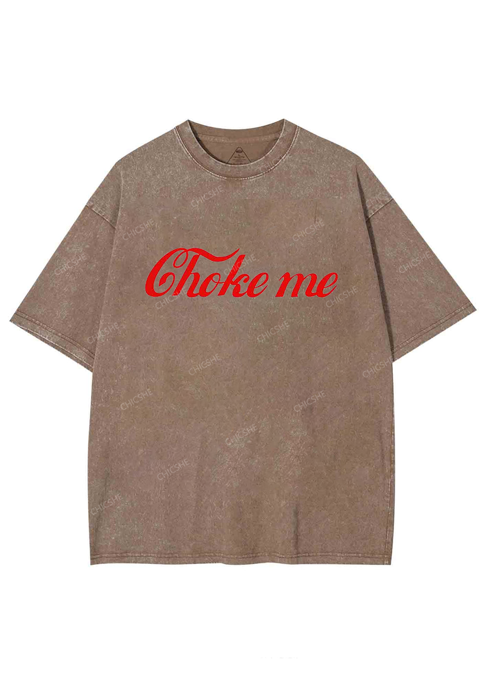 Choke Me Y2K Washed Tee Chicshe