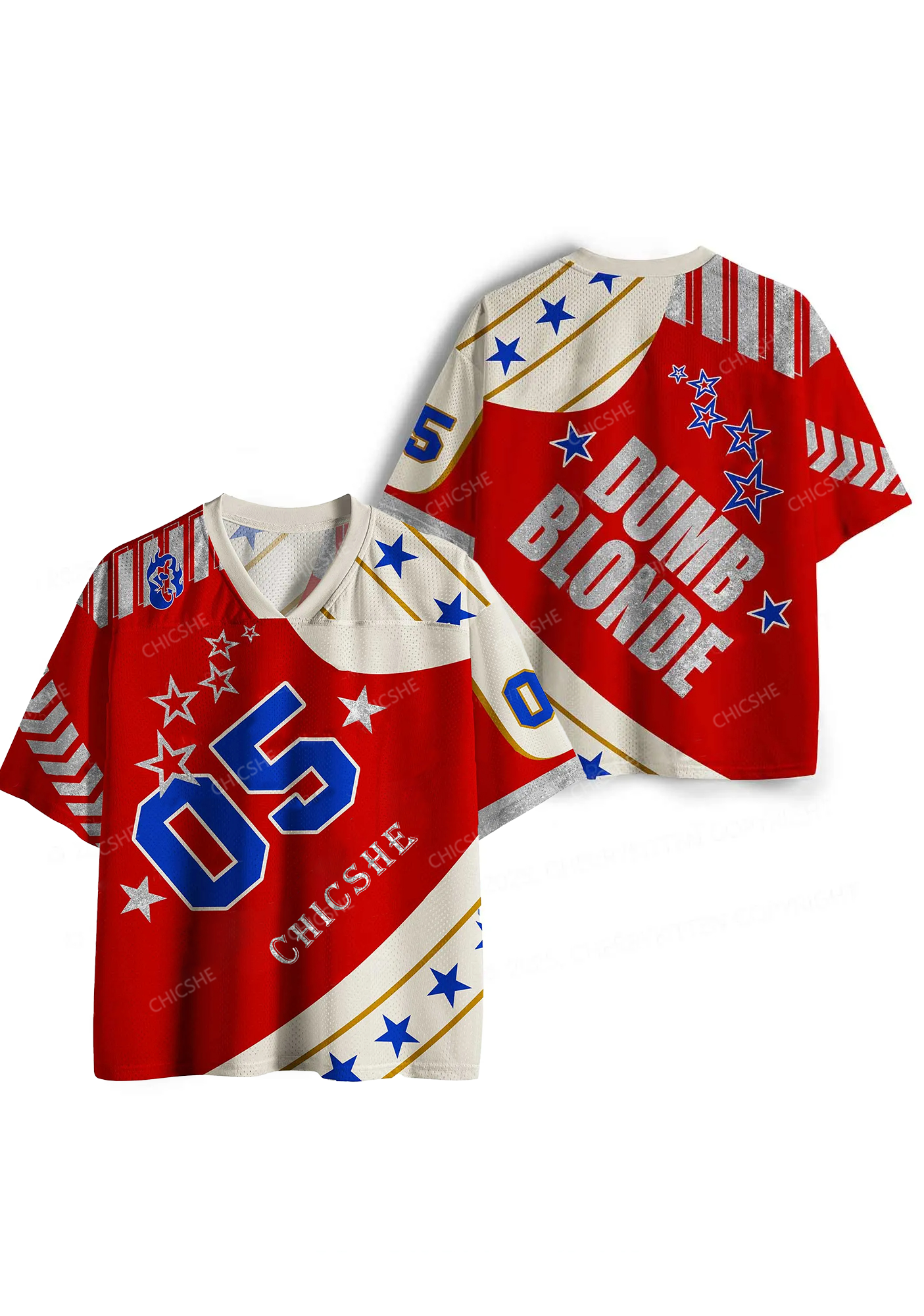 Custom Dumb Blonde Y2K Sport Jersey Shirts Cherrykitten