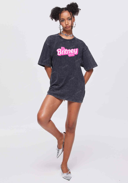 It's Britney Bixch Y2K Washed Tee Chicshe