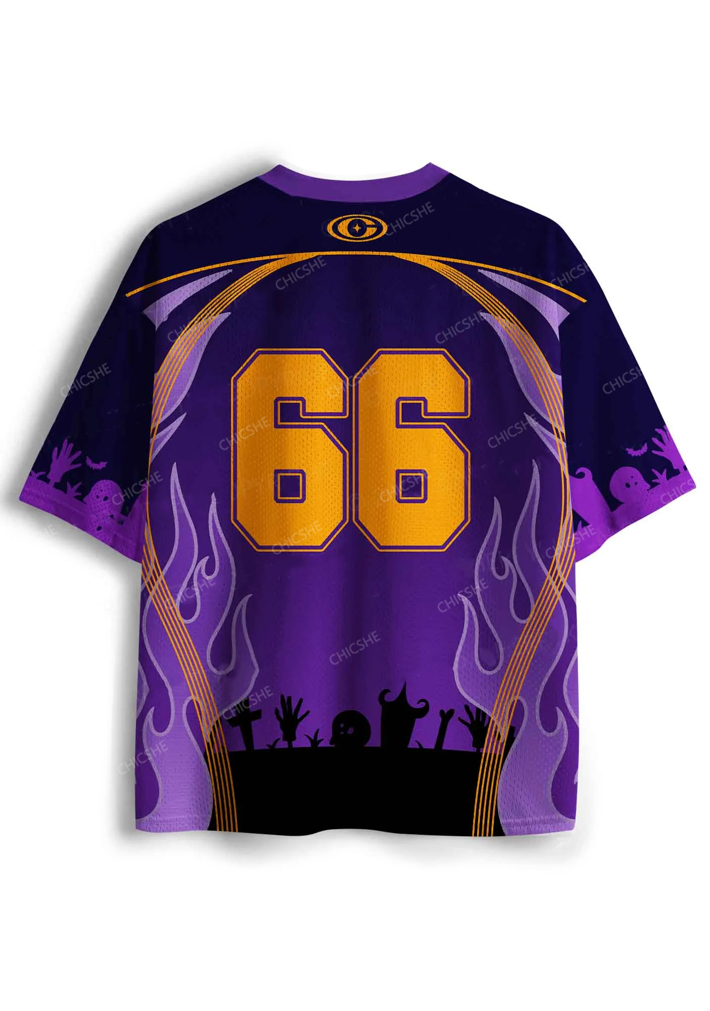 Custom Halloween Hope Your Abuser Dies Y2K Sport Jersey Shirts Chicshe