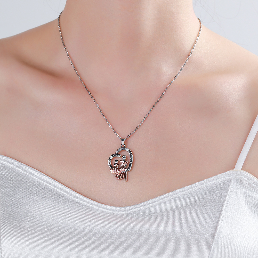 Love Mom Forever Necklace