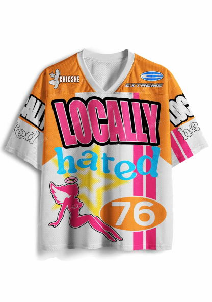 Custom Locally Hated Girl Y2K Sport Jersey Shirts Chicshe