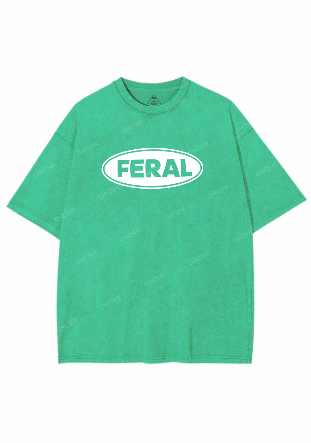 Feral Y2K Shirts Washed Tee Chicshe