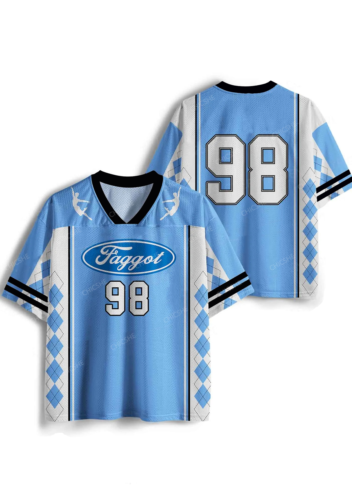 Custom Fly Faggot Pride Y2K Sport Jersey Shirts Chicshe