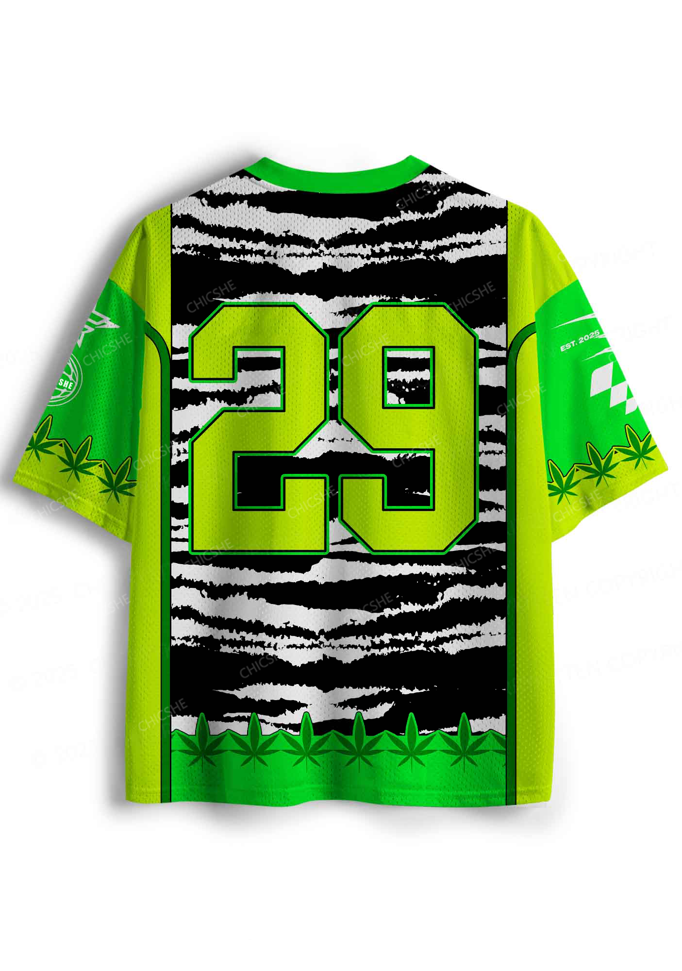 Custom Green Blunt Slxt Y2K Sport Jersey Shirts Chicshe