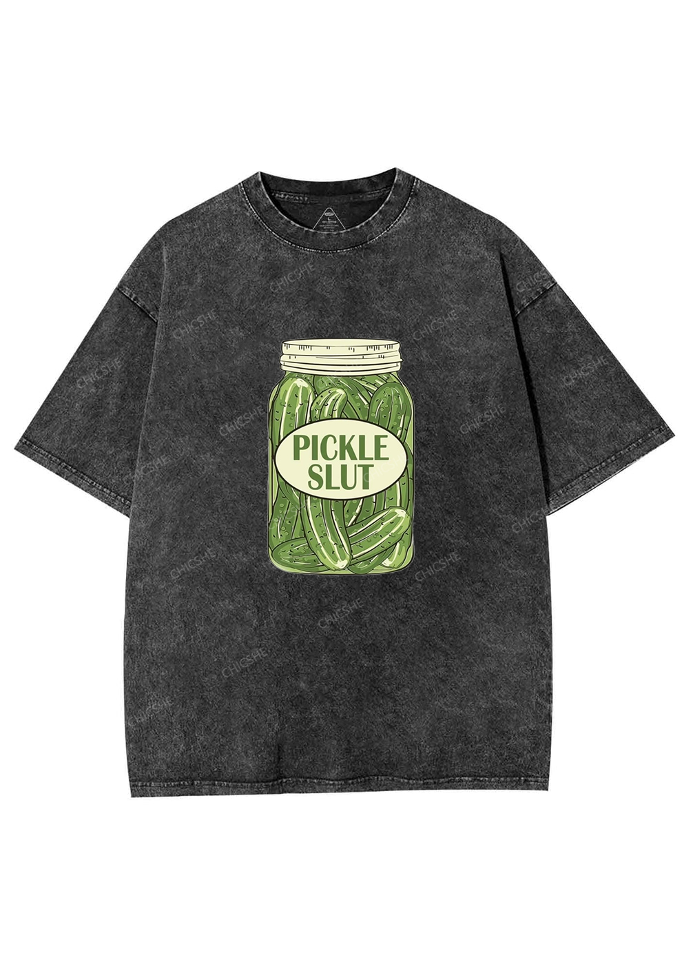 Pickle Slxt Y2K Washed Tee Chicshe
