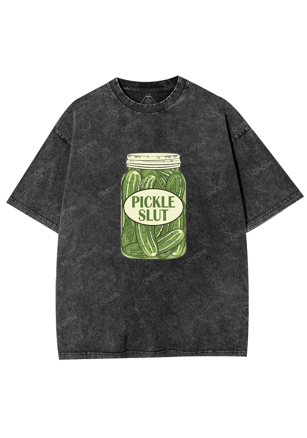 Pickle Slxt Y2K Washed Tee Chicshe