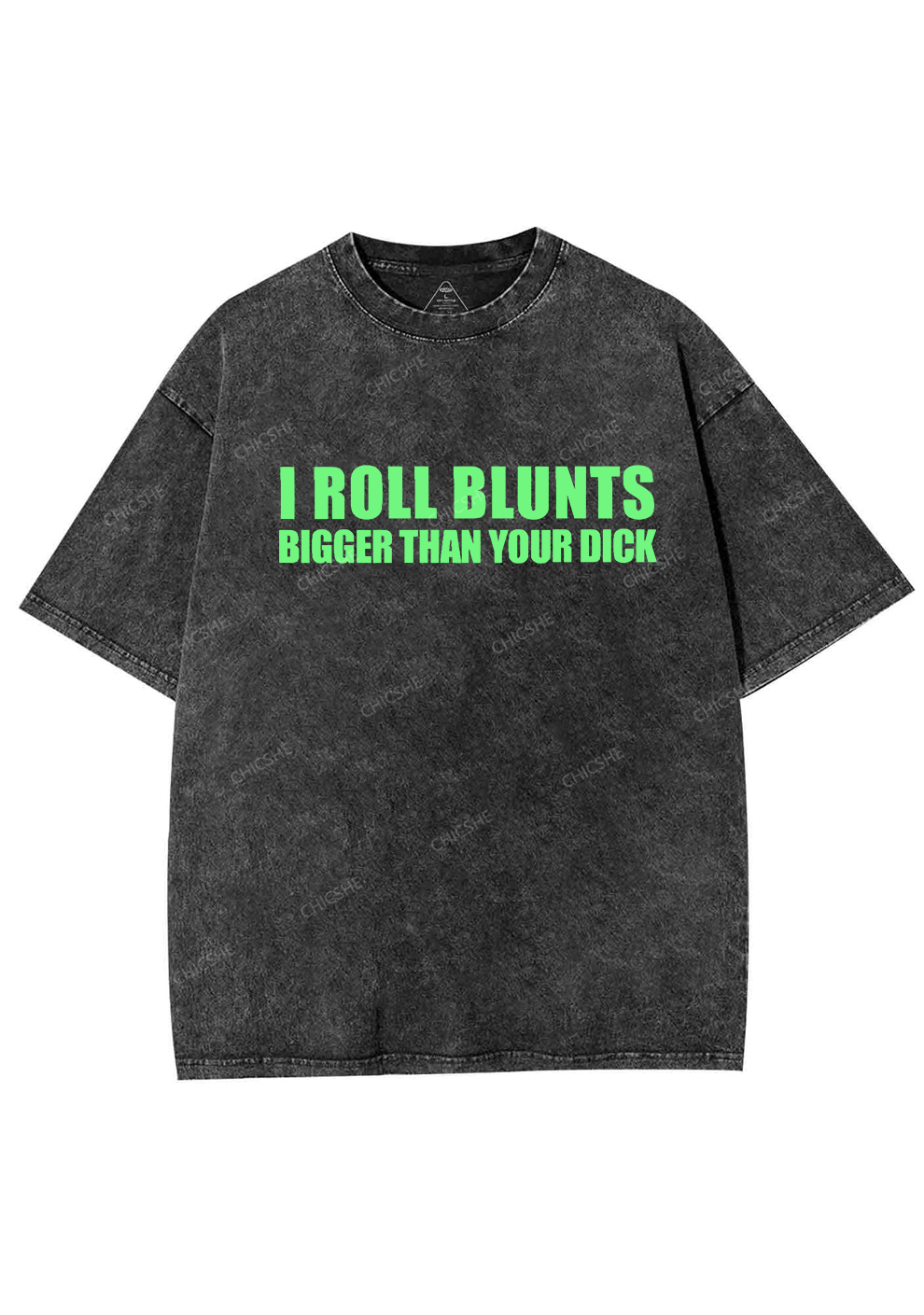 I Roll Blunts Y2K Washed Tee Chicshe