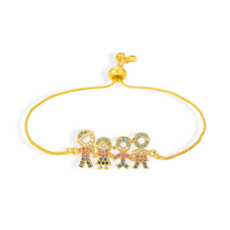 Holding Hands With Family Bracelet For Family Mama