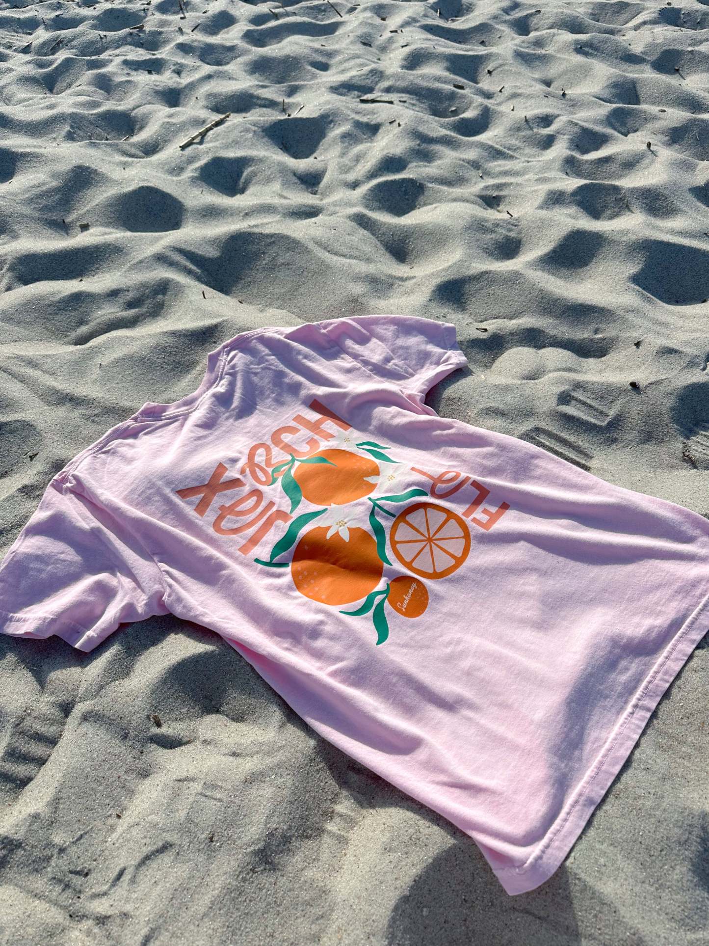 Florida Orange Tshirt- Pink