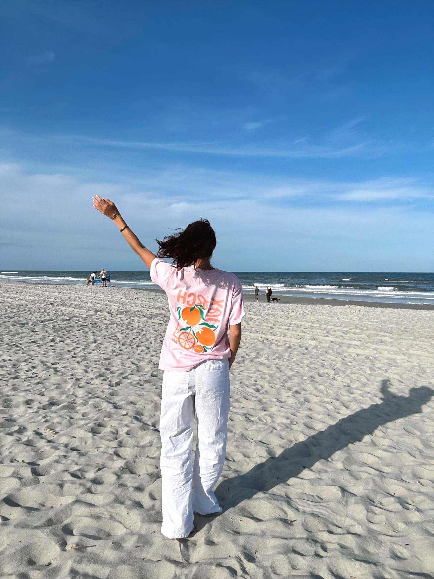 Florida Orange Tshirt- Pink