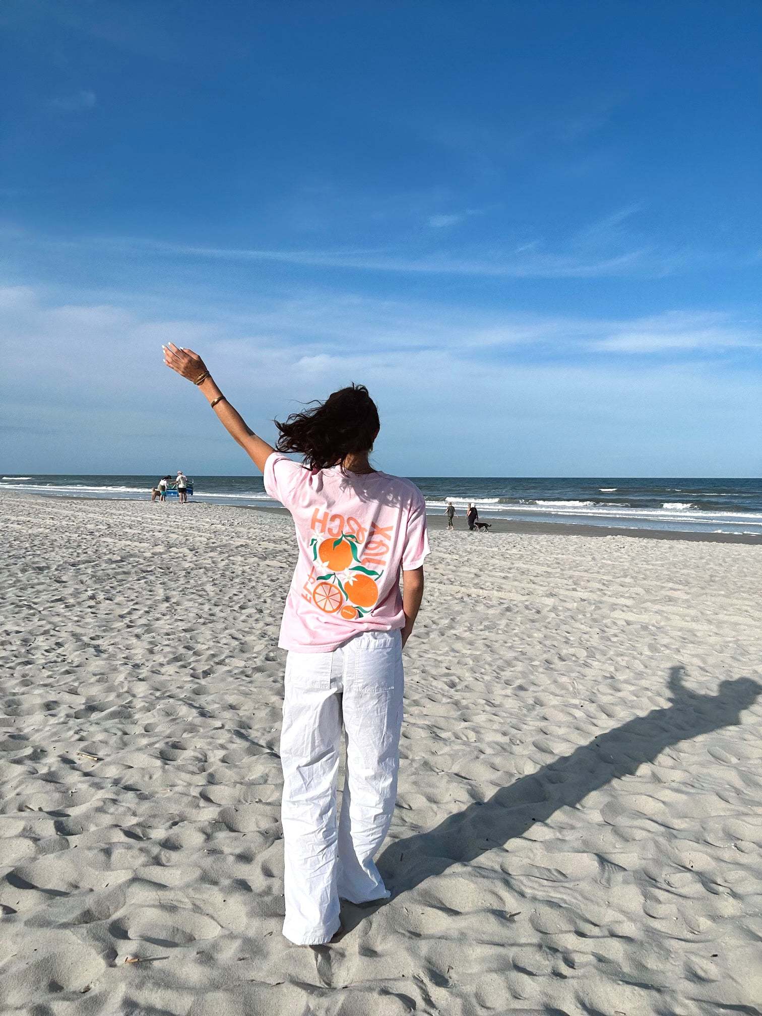 Florida Orange Tshirt- Pink